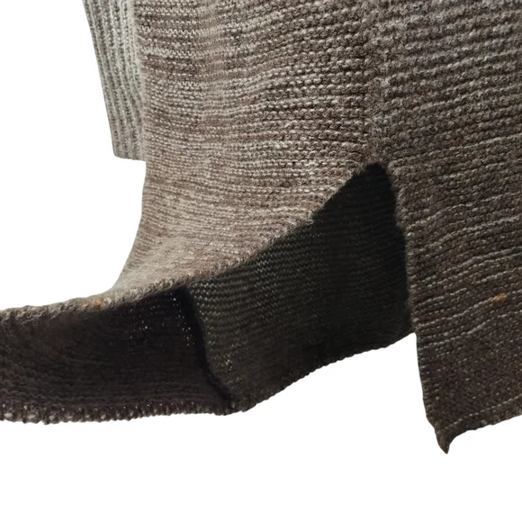 Maglia Women's Brown Chunky Knit Long Sleeve Round Neck Sweater Dress Size XL - Picture 7 of 10